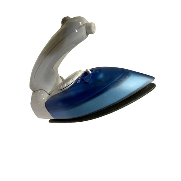 Black & Decker Cable Electric Clothes Flat Steam Iron White Blue 8" x 5" x 5" - Picture 2 of 8